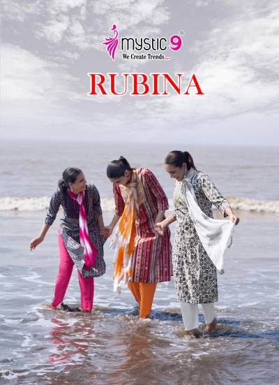 RUBINA VOL 9 BYMYSTIC 9 DESIGNER SALWAR SUIT WHOLESALER IN INDIA